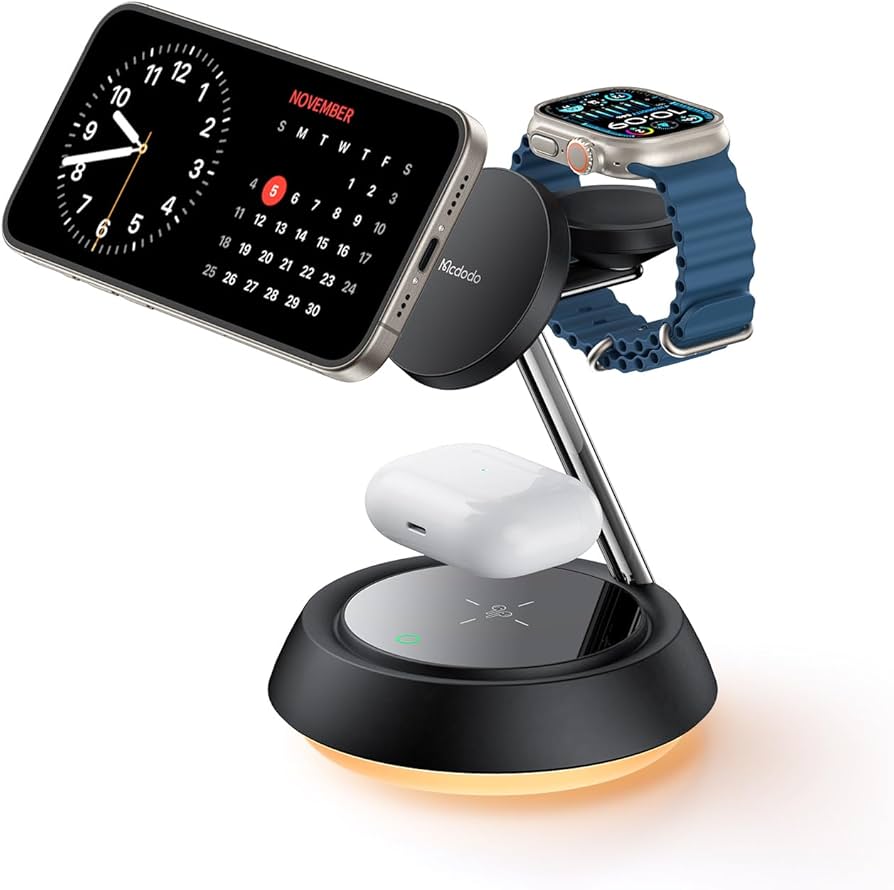 McDodo 3 in 1 15W Magnetic Wireless Charging Station McDodo 3 in 1 15W Magnetic Wireless Charging Station